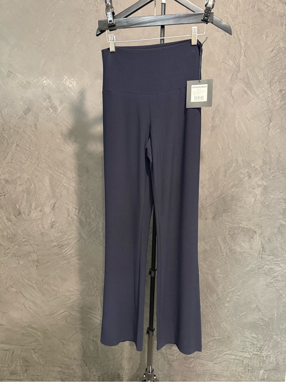 NWT Norma Kamali Navy Boot Pants